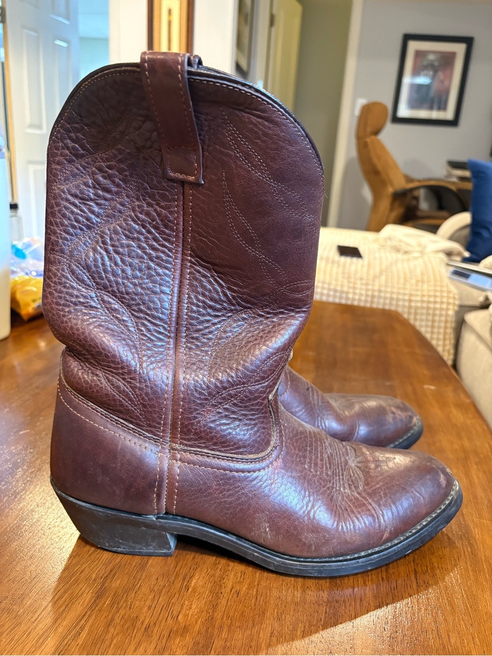 Laredo Men's Brown Leather Western Boots